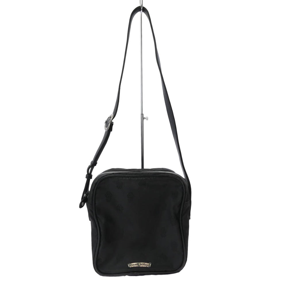 CHROME HEARTS クロムハーツ（原本無） ホースシュージップ ナイロン ガンスリンガー ショルダーバッグ ブラック系【中古】 CHROME HEARTS クロムハーツ（原本無） ホースシュージップ ナイロン