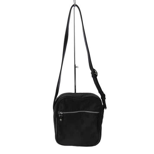 CHROME HEARTS クロムハーツ(原本無) ホースシュージップ ナイロン ガンスリンガー ショルダーバッグ ブラック系 5【中古】