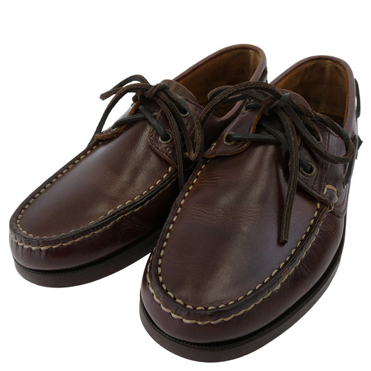 Paraboot パラブーツ 780001 BARTH MARINE MARRON バース マロン レザー デッキシューズ ブラウン系 5.5【中古】