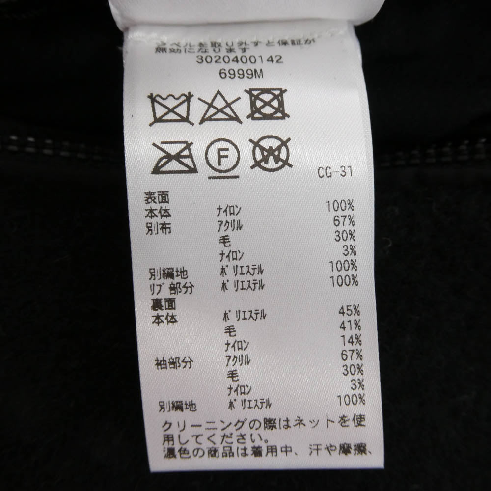 CANADA GOOSE カナダグース 6999M サザビーリーグタグ GRAFTON グラフトン リバーシブル フリース ジャケット ブラック系 グレー系 M【極上美品】【中古】