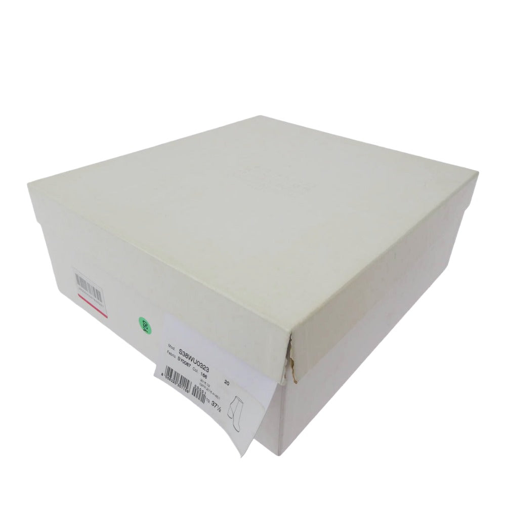 MAISON MARGIELA メゾンマルジェラ 16AW S38WU0323 22ライン バックジップ アンクル レザー ヒール ブーツ ライトブラウン系 37.5【中古】