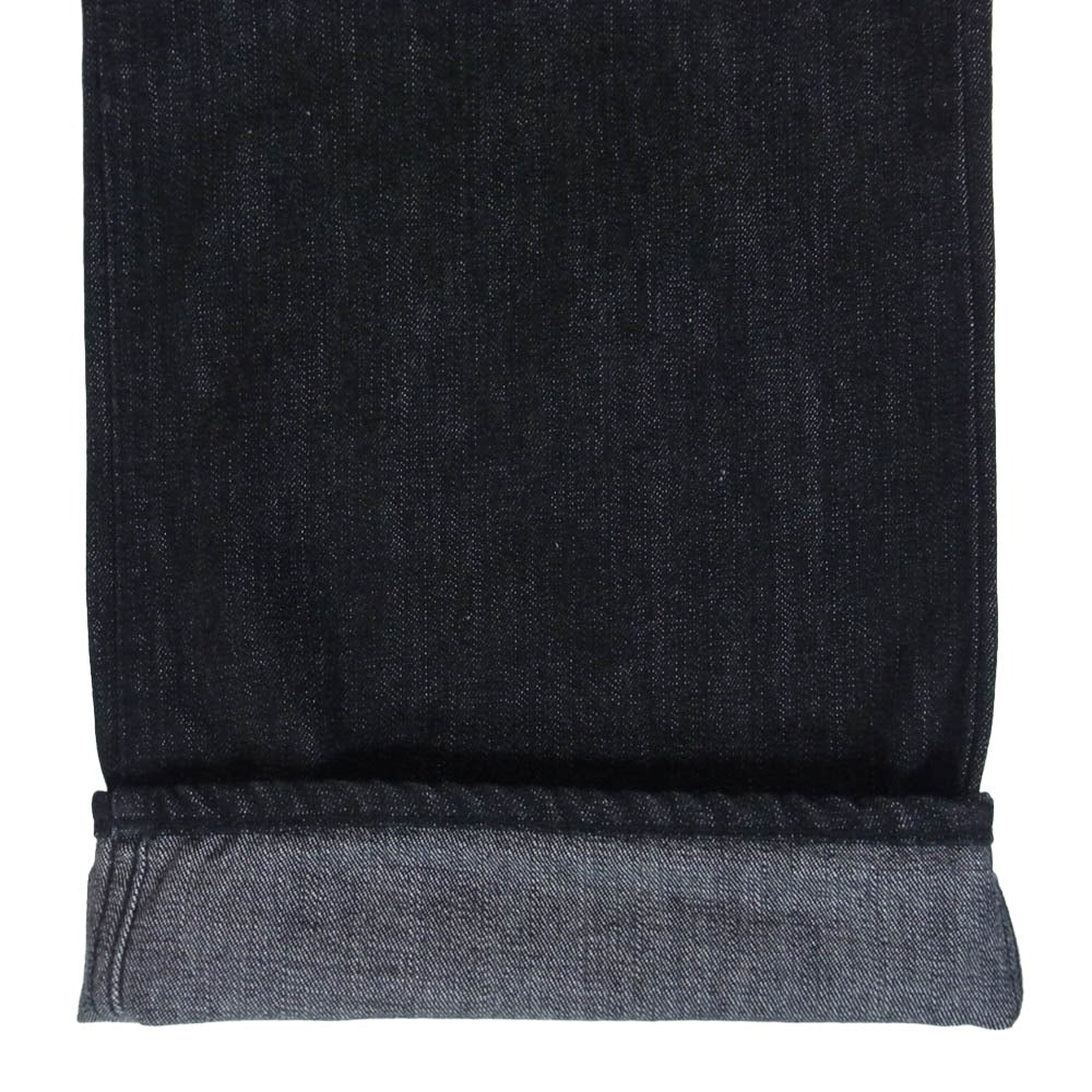 Y's Yohji Yamamoto ワイズ ヨウジヤマモト YS-P01-055 アシンメトリー デザイン ワイド ブラックデニム パンツ ブラック系 1【中古】