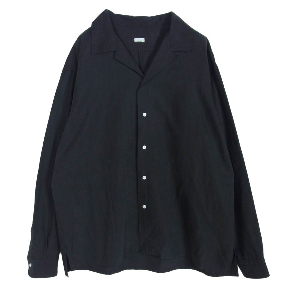 A.PRESSE アプレッセ 25SS 25SAP-02-03H Silk Cotton Open Collar 