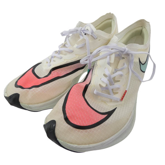 NIKE ナイキ AO4568-102 ZoomX Vaporfly Next ズームX ヴェイパーフライ ネクスト スニーカー ホワイト系 27cm【中古】