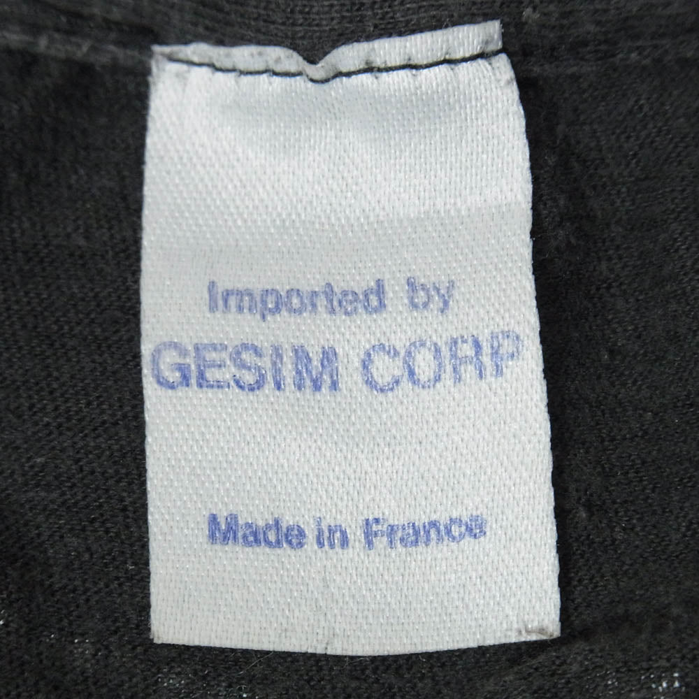 ヴィンテージ 90s SKID ROW WORLD TOUR スキッドロウ カットオフ バンド Tシャツ フランス製 GESIM CORP ダークグレー系 L【中古】