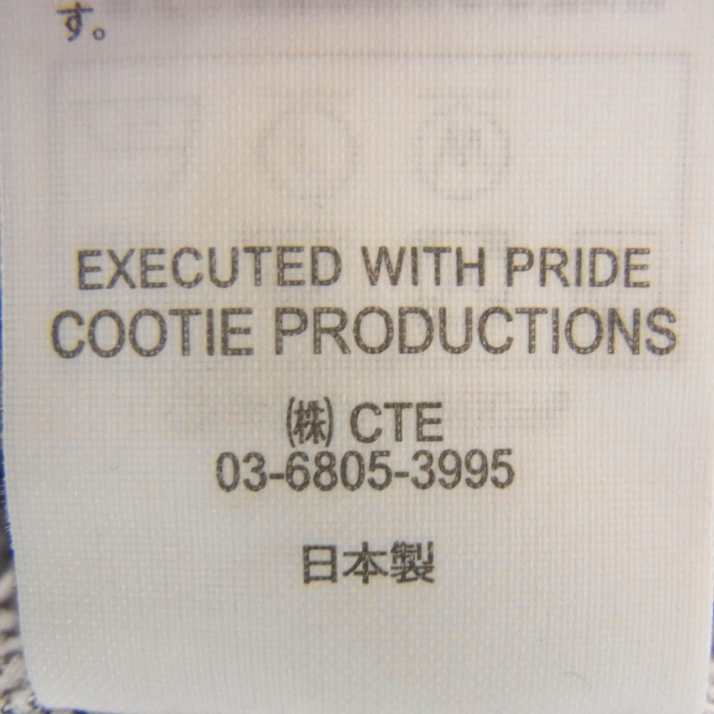COOTIE クーティー チェック柄 オンブレ チェック 長袖 シャツ ブラック系 M【中古】