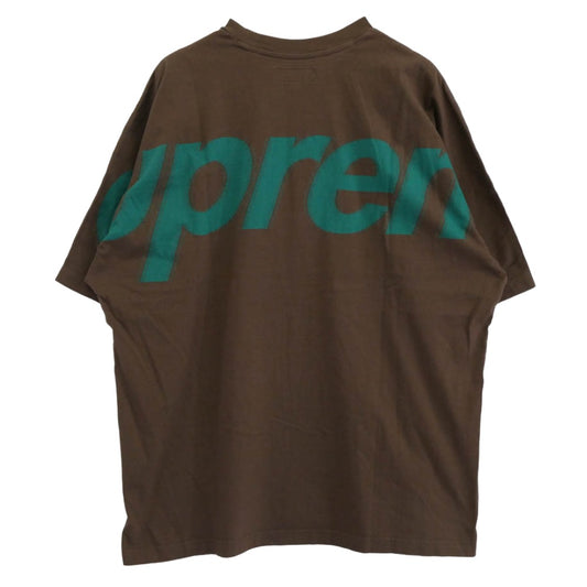 Supreme シュプリーム Intarsia S/S Top インターシャ エスエス トップ Tシャツ ブラウン ブラウン系 M【極上美品】【中古】