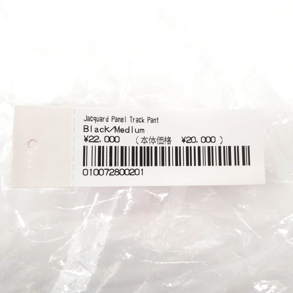 Supreme シュプリーム Jacquard Panel Track Pant ジャカード パネル トラック パンツ ブラック系 M【極上美品】【中古】