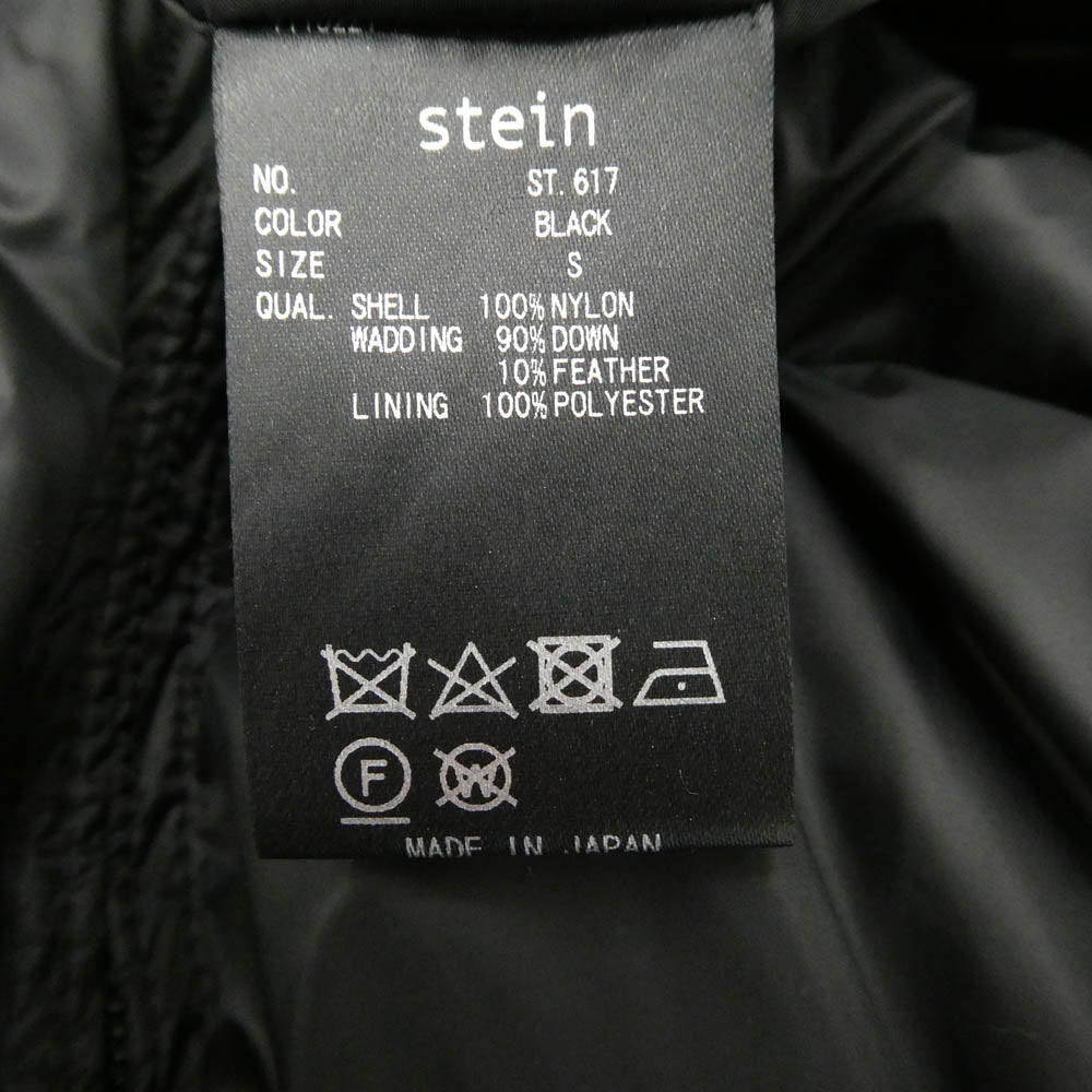 ssstein シュタイン ST.617 ssstein DOWN PADDED JACKET ダウン パデッド ジャケット ブラック系 S【中古】