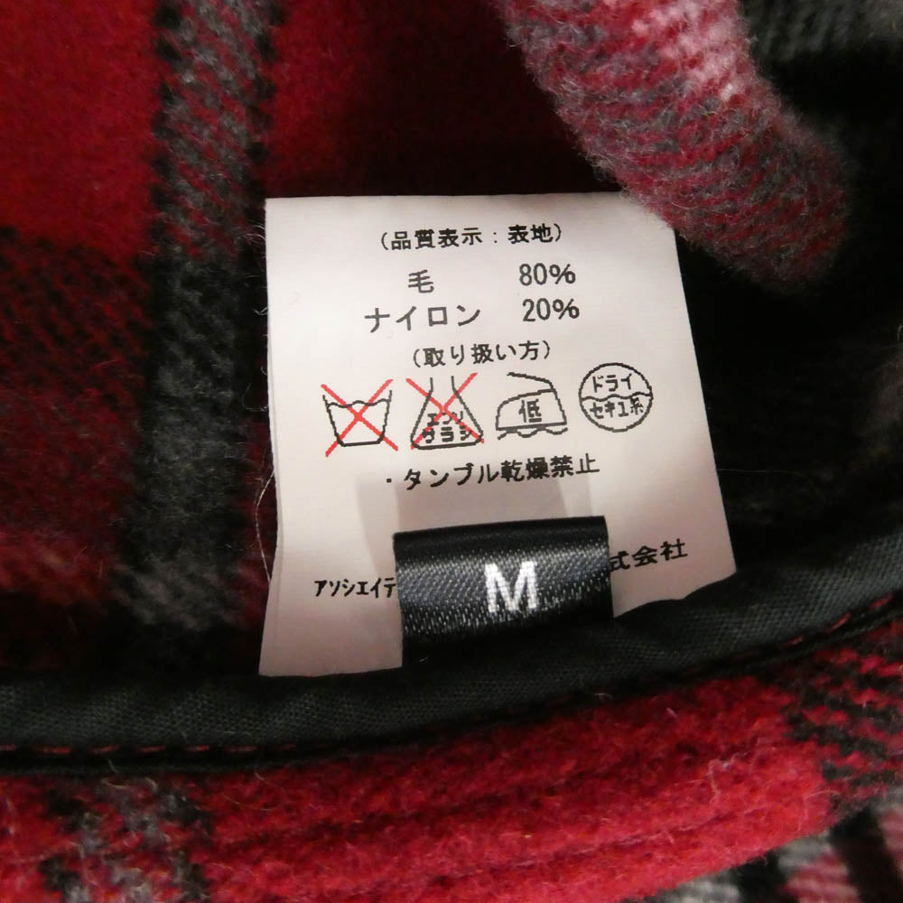 Gloverall グローバーオール 英国製 ウール ダッフル コート レッド系 M【中古】