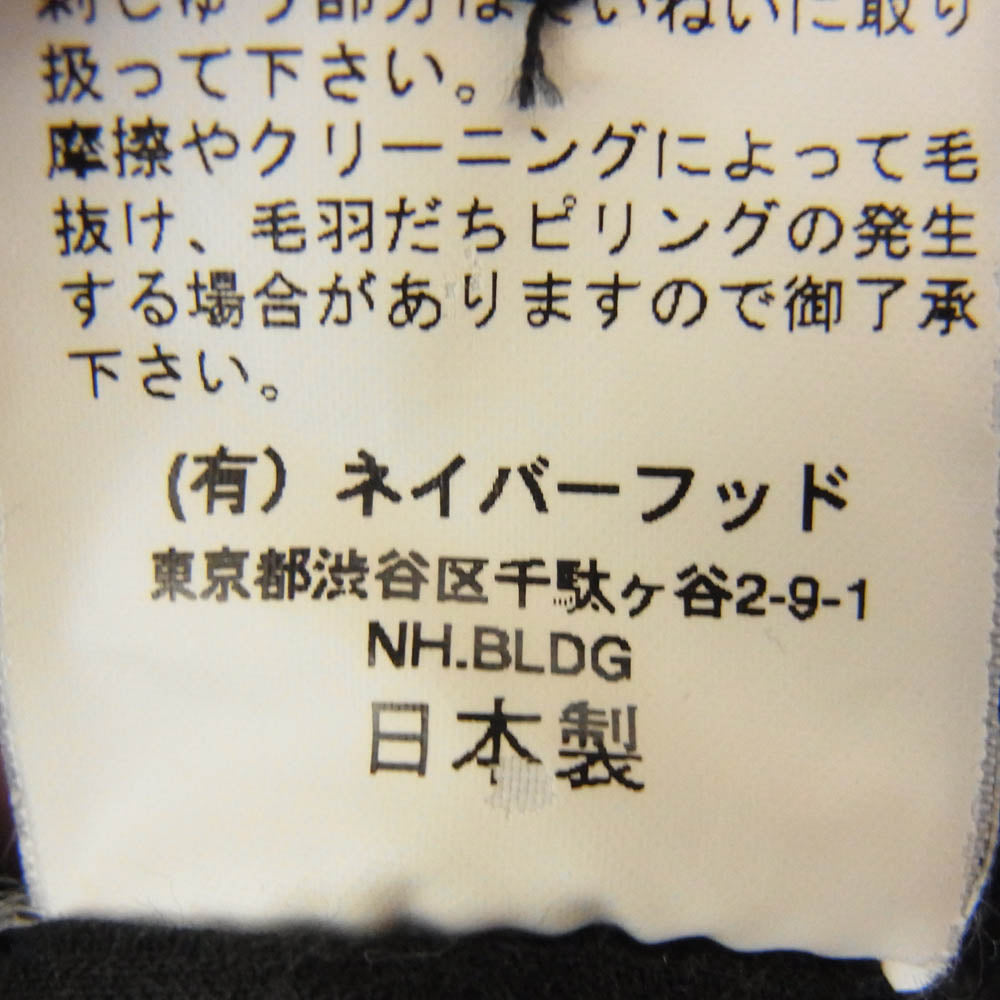 NEIGHBORHOOD ネイバーフッド TSHN-SH-03 ロゴ 刺繡 コーデュロイ 半袖シャツ ブラック系 L【中古】