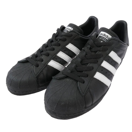 adidas アディダス JI2026 SUPERSTAR 82 スーパースター 82 ローカット スニーカー ブラック系 27.5cm【中古】