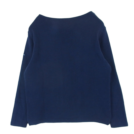 LOOPWHEELER ループウィラー BEAMS PLUS 別注 ビームス Sweat Boat Neck ボートネック スウェット トレーナー ネイビー系 L【中古】