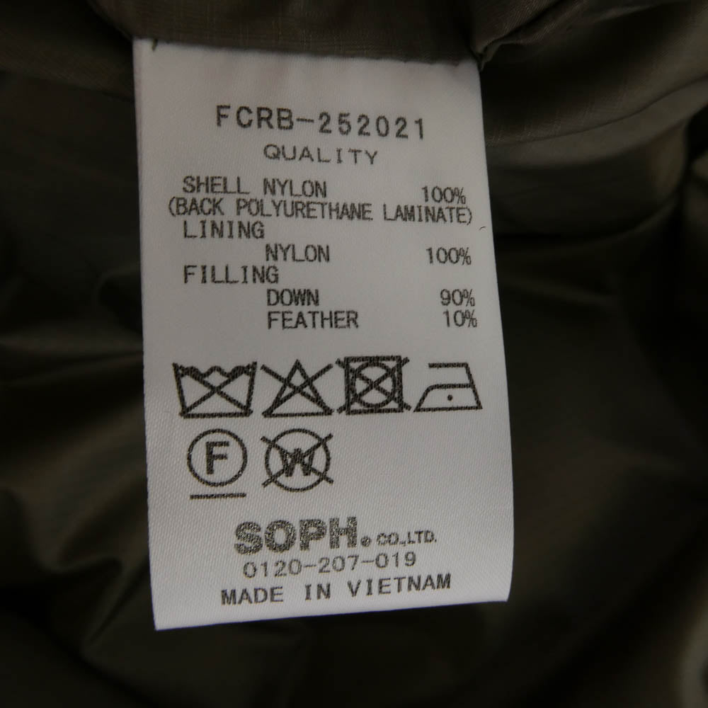 F.C.R.B. エフシーアールビー 25AW FCRB-252021 FIELD DOWN VEST BEIGE フィールド ダウン ベスト ベージュ系 XL【新古品】【未使用】【中古】