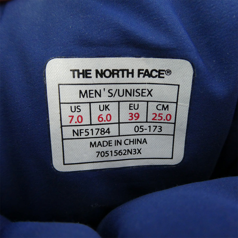 THE NORTH FACE ノースフェイス NF517843 WP V Logowar Nuptse Bootie ウォータープルーフ V ロゴウェア ヌプシ ブーティ ブーツ ネイビー系 25cm【中古】