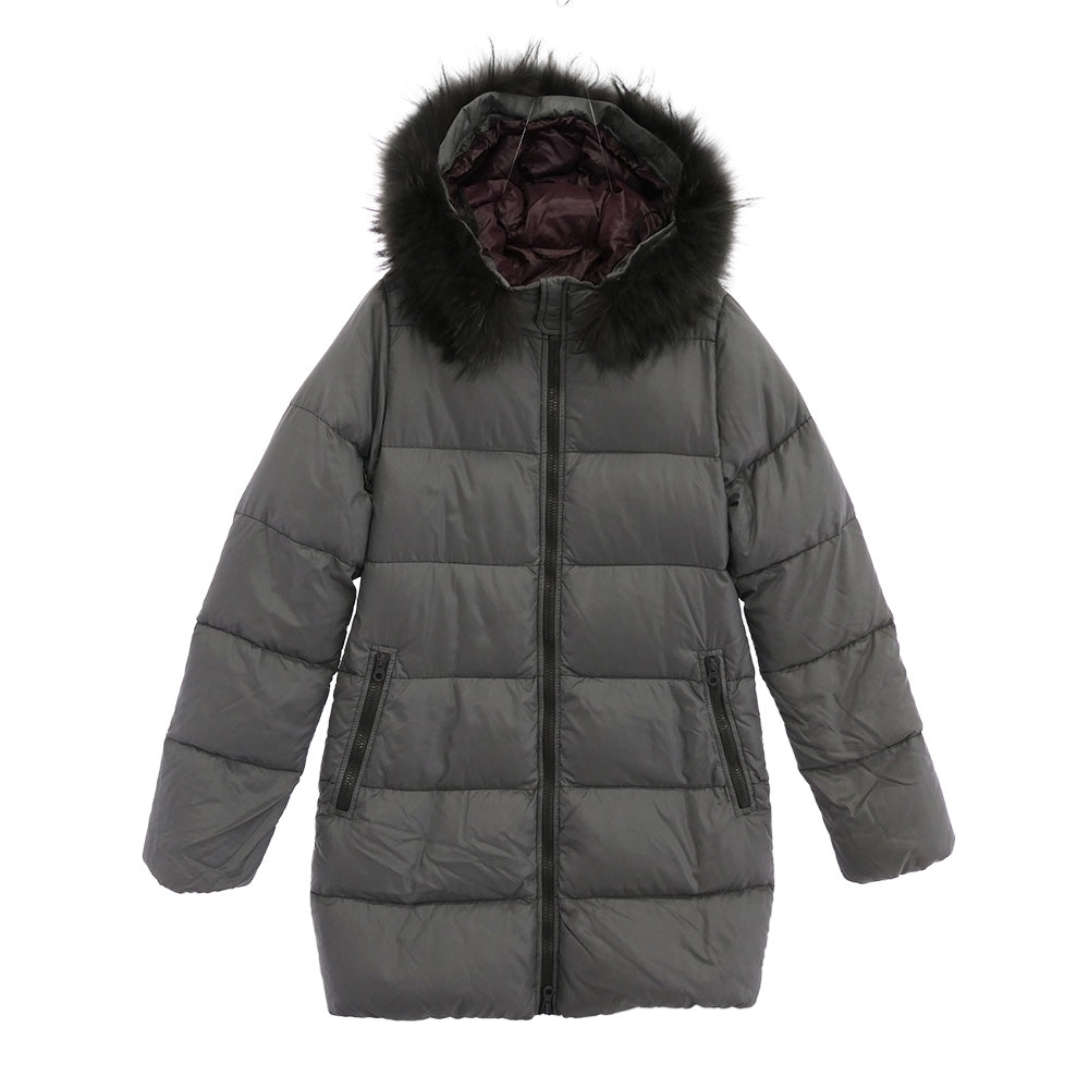 大きいサイズ✨デュベティカ ロングダウンコート カッパ 46 3XL グレー 大きいサイズ✨デュベティカ ロングダウンコート カッパ 46 3XL グレー