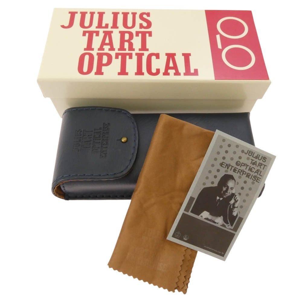 ジュリアスタートオプティカル PL-003 AR クリアフレーム アイウェア サングラス ブラック系 グリーン系【中古】