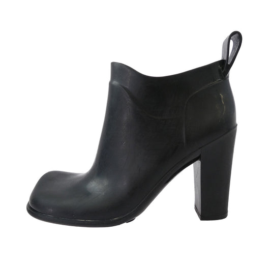 BOTTEGAVENETA ボッテガヴェネタ ラバー ヒール パドル ブーツ ブラック系 40【中古】