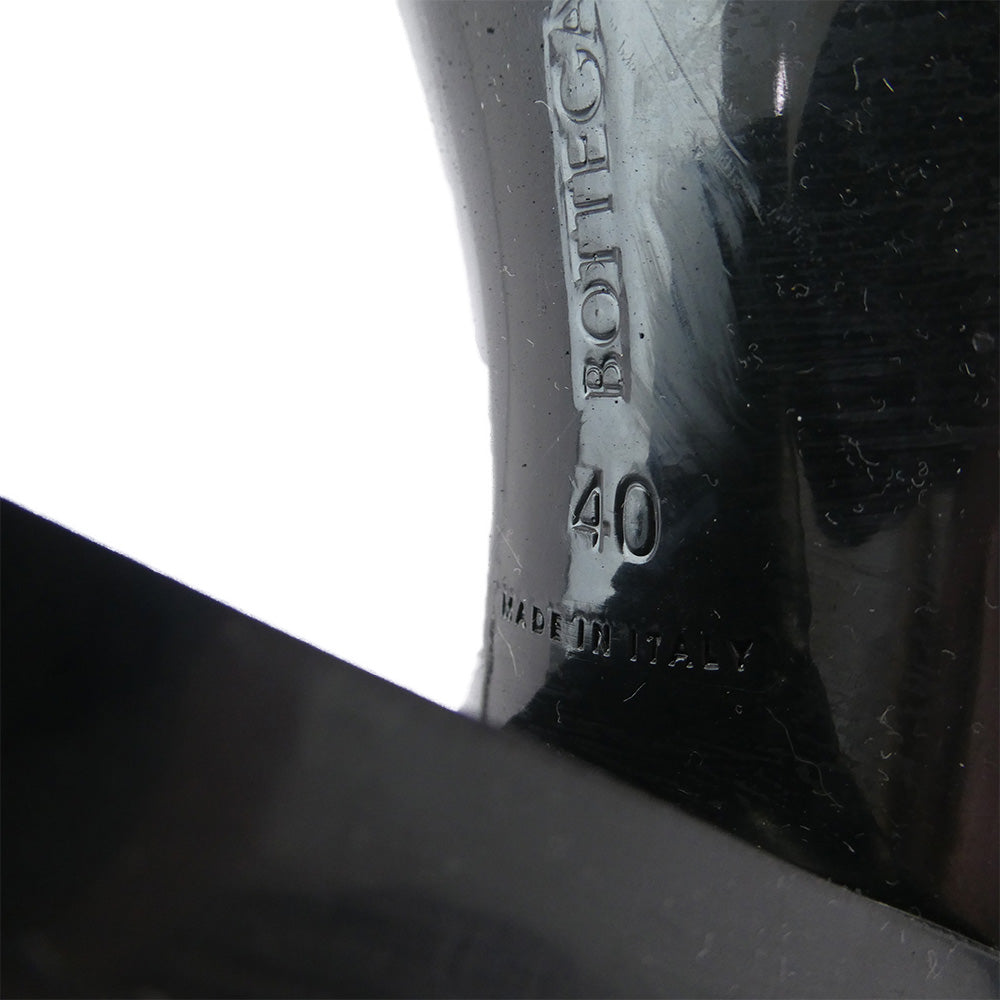 BOTTEGAVENETA ボッテガヴェネタ ラバー ヒール パドル ブーツ ブラック系 40【中古】