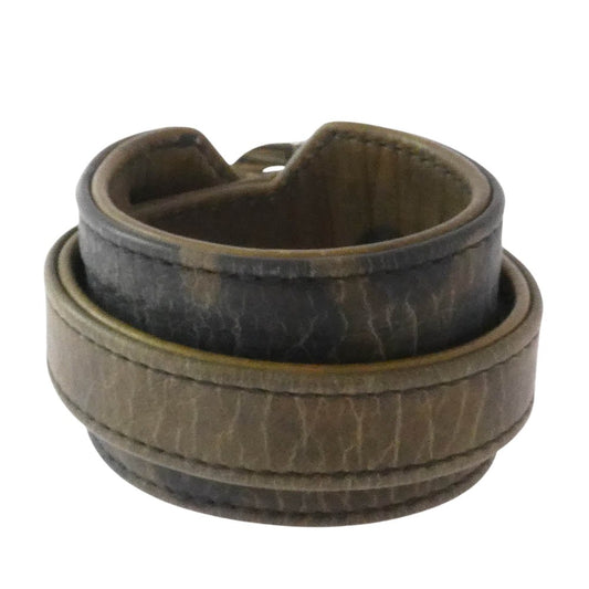 CHROME HEARTS クロムハーツ(原本無) RR TINY BUCKLE CAMO ロックンロール レザー ガンスリンガー ブレスレット カモフラ カーキ系【中古】