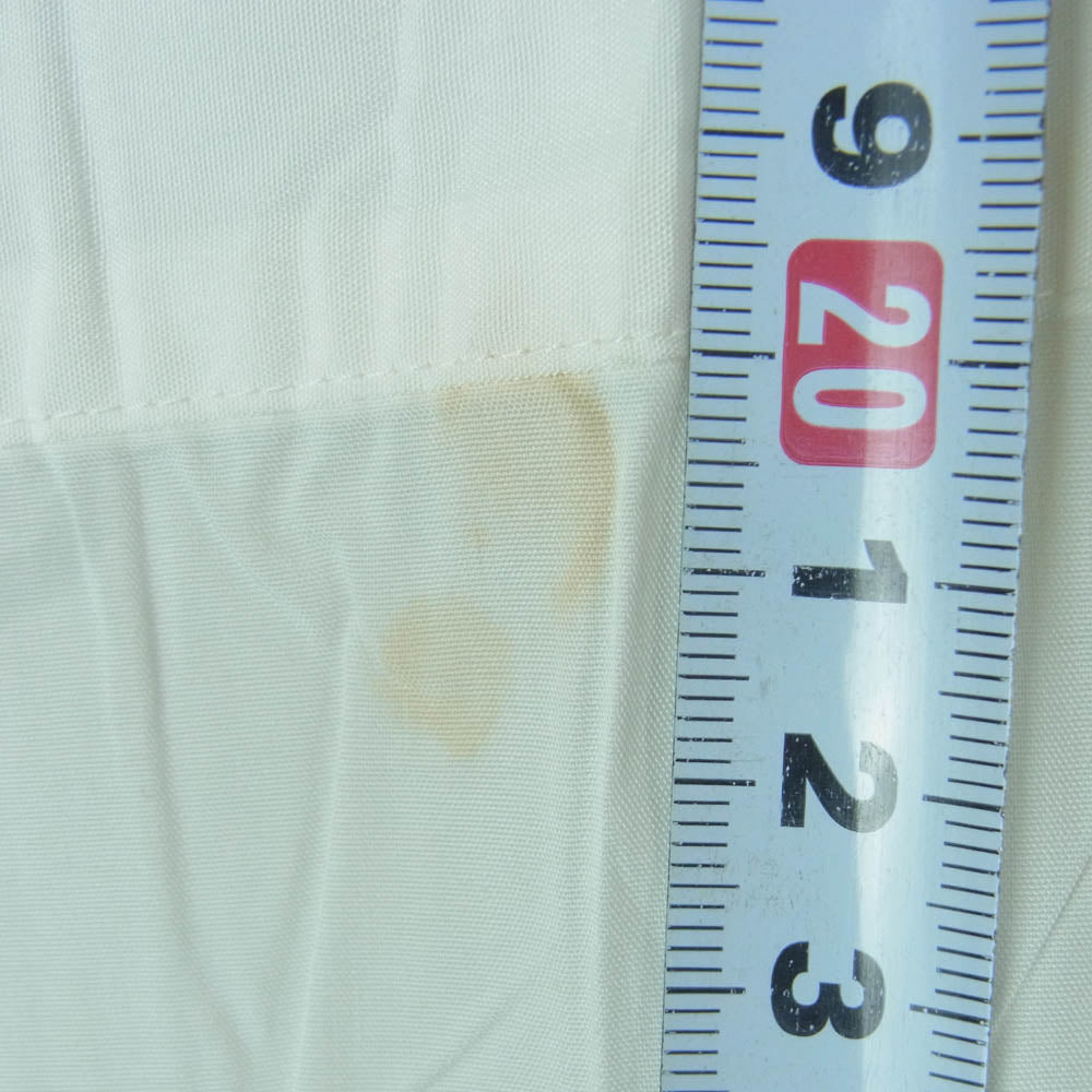 ISSEY MIYAKE イッセイミヤケ ME51-FJ203 バンドカラー プリーツ加工 シワ加工 長袖 シャツ ホワイト系 S【中古】