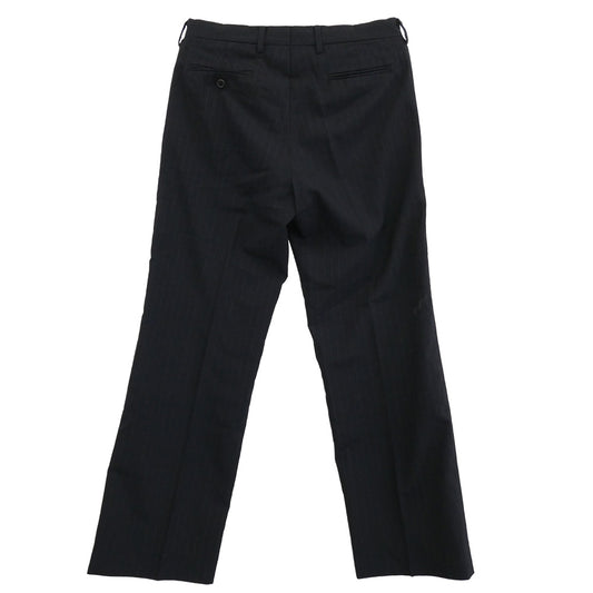 WACKO MARIA ワコマリア stie lo ストライプ スラックスパンツ ブラック系 M【中古】