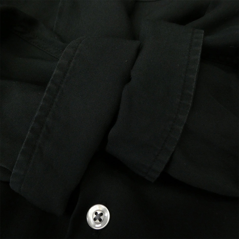 WACKO MARIA ワコマリア 50's OPEN COLLAR L/S SHIRT オープンカラー 50s 長袖 シャツ ブラック系 L【中古】