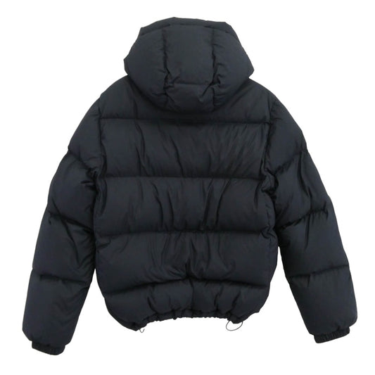 GUCCI グッチ 794822 Z8BTA LOGO HOODED DOWN JACKETS ロゴ フーデッド ダウン ジャケット ネイビー系【極上美品】【中古】