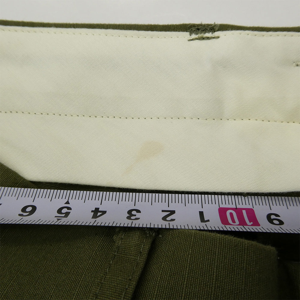 バーンストーマー 1313p DRESS FATIGUE PANTS ドレス ファティーグ パンツ カーキ系 M【中古】