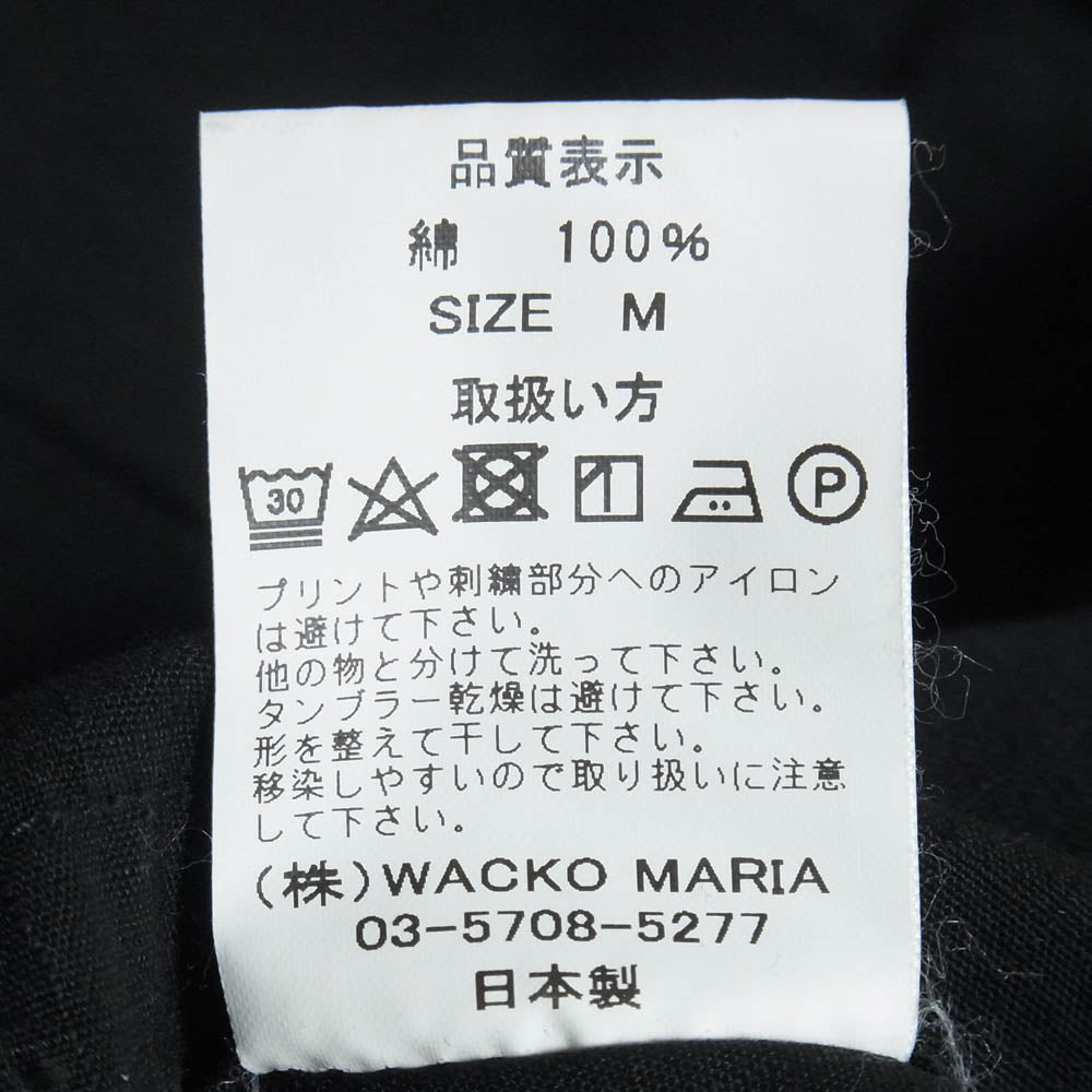 WACKO MARIA ワコマリア 24AW 24FWE-WMO-ML03 FATIGUE JACKET ファティーグジャケット ミリタリー ジャケット ブラック系 M【中古】