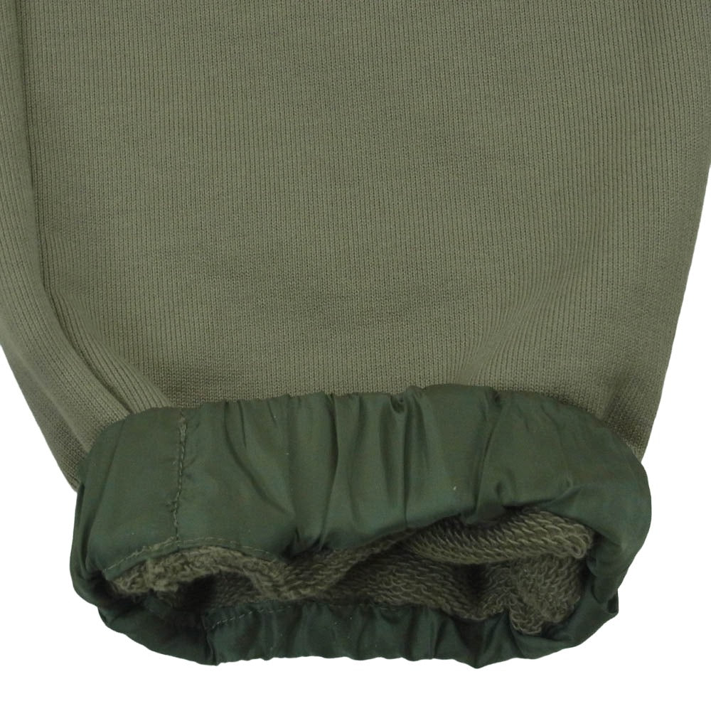 Sacai サカイ 23-03026M Sweat Jersey Pants ナイロン切替 スウェット ジャージ パンツ カーキ系 オリーブ系 2【中古】