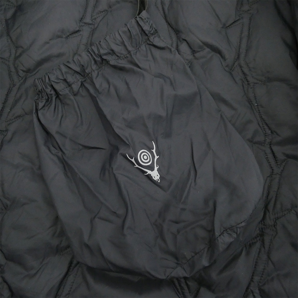 South2 West8 サウスツーウェストエイト RW698 × TAION タイオン Inner Down Jacket キルティング インナー ダウン ジャケット ブラック系 M【中古】