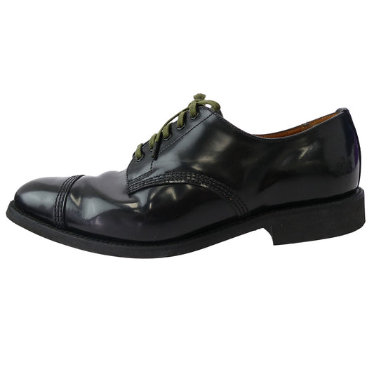 サンダース 1128B 英国製 MILITARY DERBY SHOE ダイナイトソール ミリタリー ダービー シューズ ブラック系 8【中古】