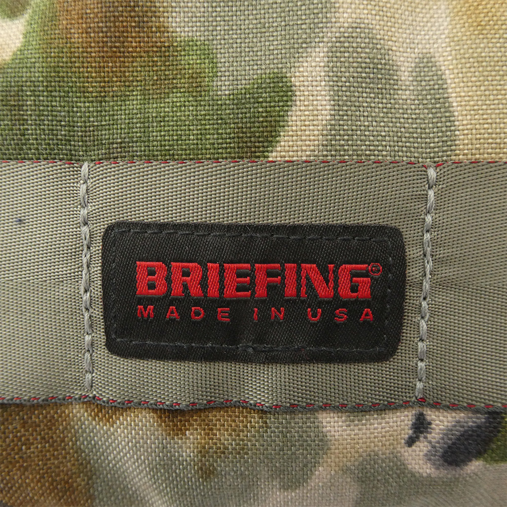 BRIEFING ブリーフィング FLIGHT LIGHT Pike カモフラージュ フライト ライト パイク ショルダーバッグ カーキ系【中古】