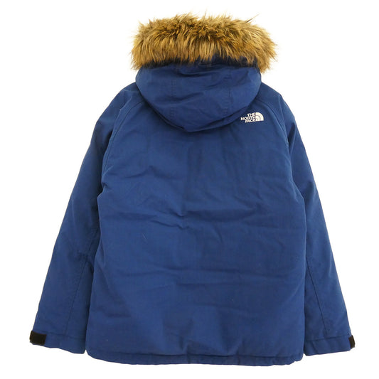 THE NORTH FACE ノースフェイス ND91530 ELEBUS JACKET エレバス ファーフード ダウン ジャケット ネイビー系 M【中古】