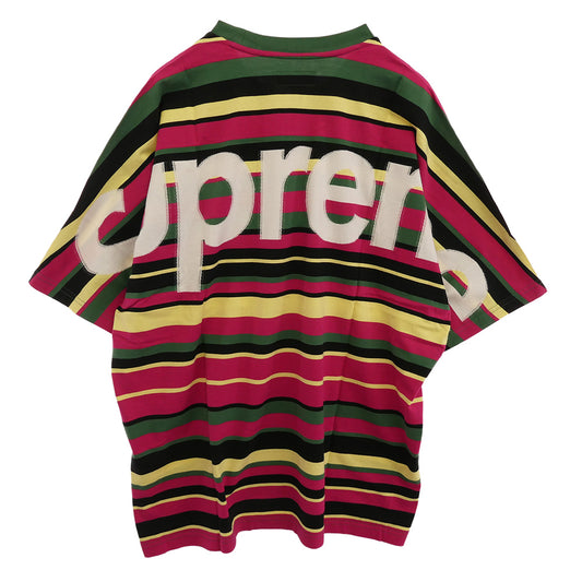 Supreme シュプリーム 25SS Intarsia S/S Top インターシャ エスエス トップ 半袖 Tシャツ マルチカラー系 L【極上美品】【中古】
