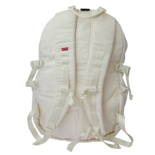 Supreme シュプリーム 25AW Denim Backpack デニム バックパック ホワイト系【極上美品】【中古】