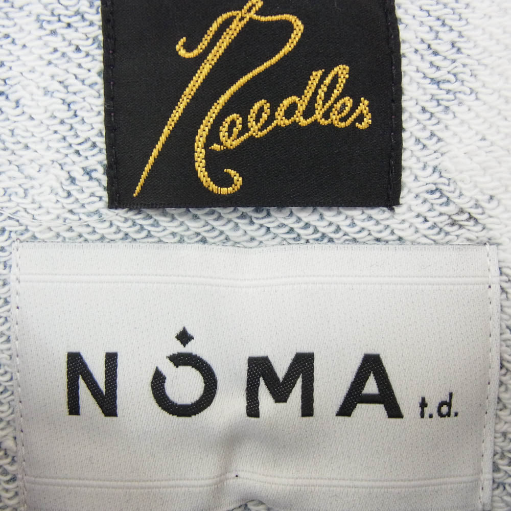 Needles ニードルス 22AW N34-NNCS01 NOMA ノマ Crewneck Sweat Shirt Cotton Jersey 総柄 クルーネック コットン スウェット パープル系 L【中古】