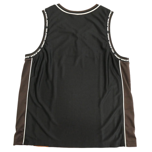 Supreme シュプリーム 22SS Reversible Basketball Jersey リバーシブル バスケットボール ジャージ ブラック系 ブラウン系 XL【中古】