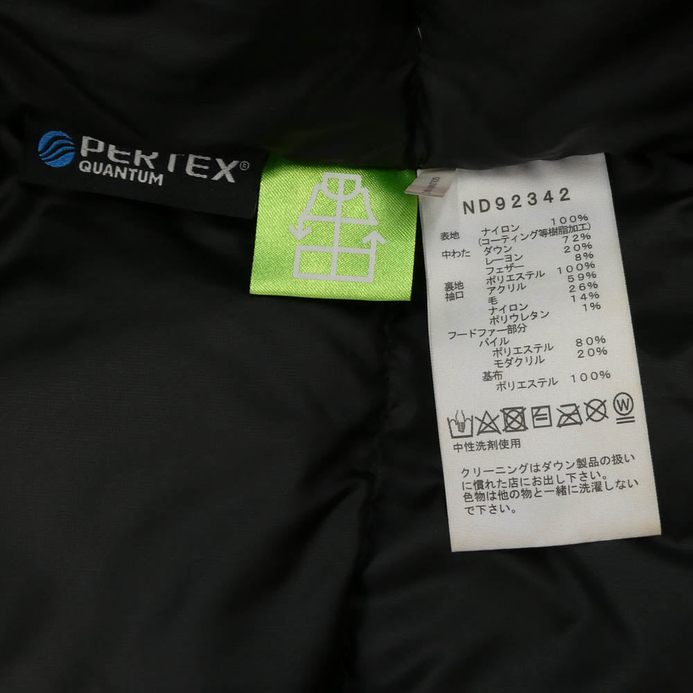 THE NORTH FACE ノースフェイス ND92342 ANTARCTICA PARKA ファーフード アンタークティカパーカ ダウンジャケット ブラック系 M【中古】