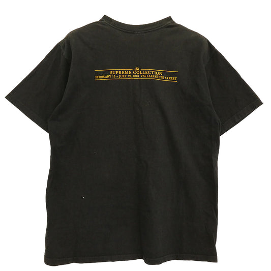 Supreme シュプリーム 18SS Cards Tee カード グラフィック Tシャツ 半袖カットソー ブラック系 L【中古】