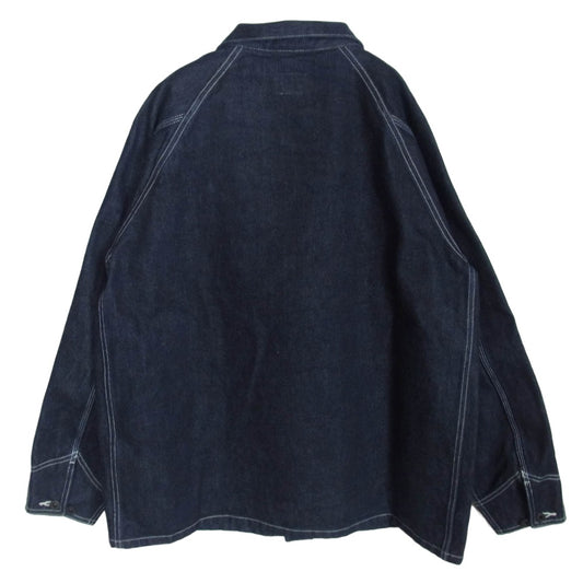 schott ショット 25AW 782-5952005 962J FP COVERALL ファイアプルーフ カバーオール デニム ワークジャケット インディゴブルー系 42【美品】【中古】