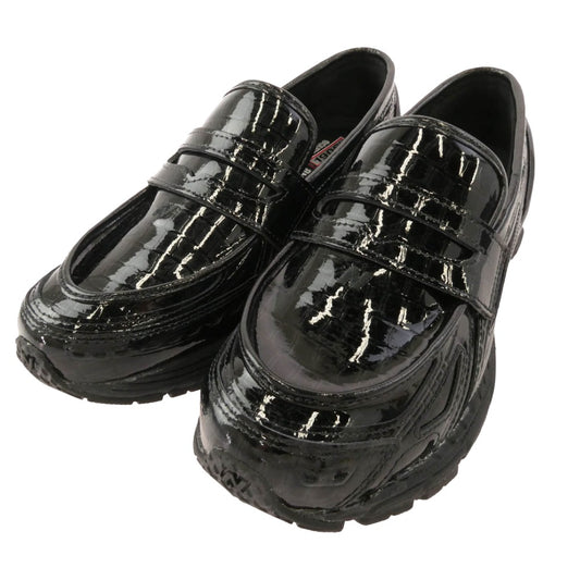 NEW BALANCE ニューバランス U1906LCR LOAFER BLACK CROC ローファー ブラック クロコ スニーカー ブラック系 27.5cm【中古】