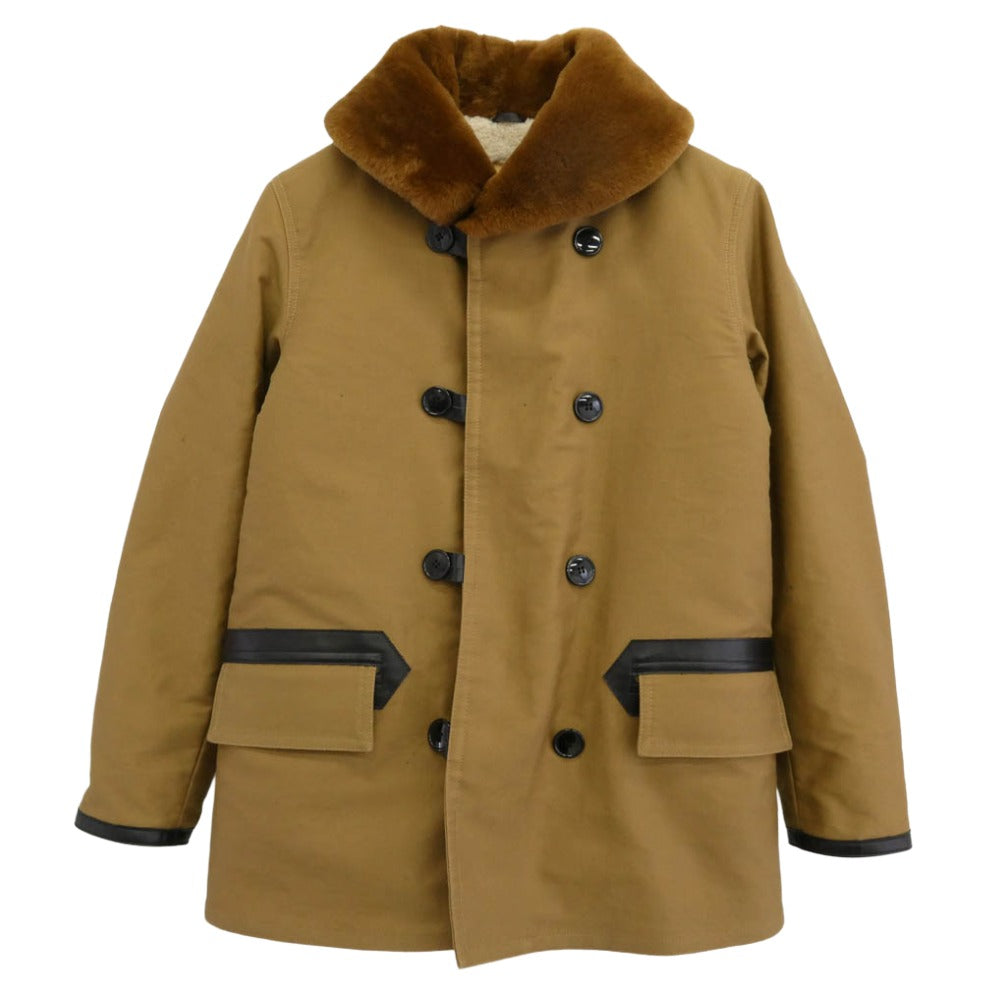 グルービンハイ THE GROOVIN HIGH Sheepskin Coat シープ スキン リアル ムートン コート ライトブラウン系【中古】 グルービンハイ Sheepskin Coat シープ スキン リアル ムートン コート