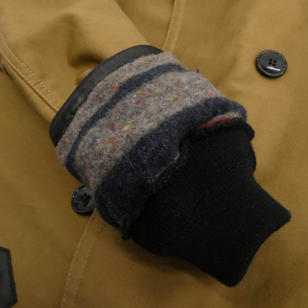 グルービンハイ Sheepskin Coat シープ スキン リアル ムートン コート ライトブラウン系 M【中古】