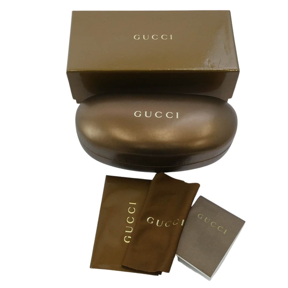 GUCCI グッチ GG3130/S Rounded Gradient Bamboo バンブー サングラス フレーム:ブラック系 レンズ:ブラック系 59□15-125【中古】