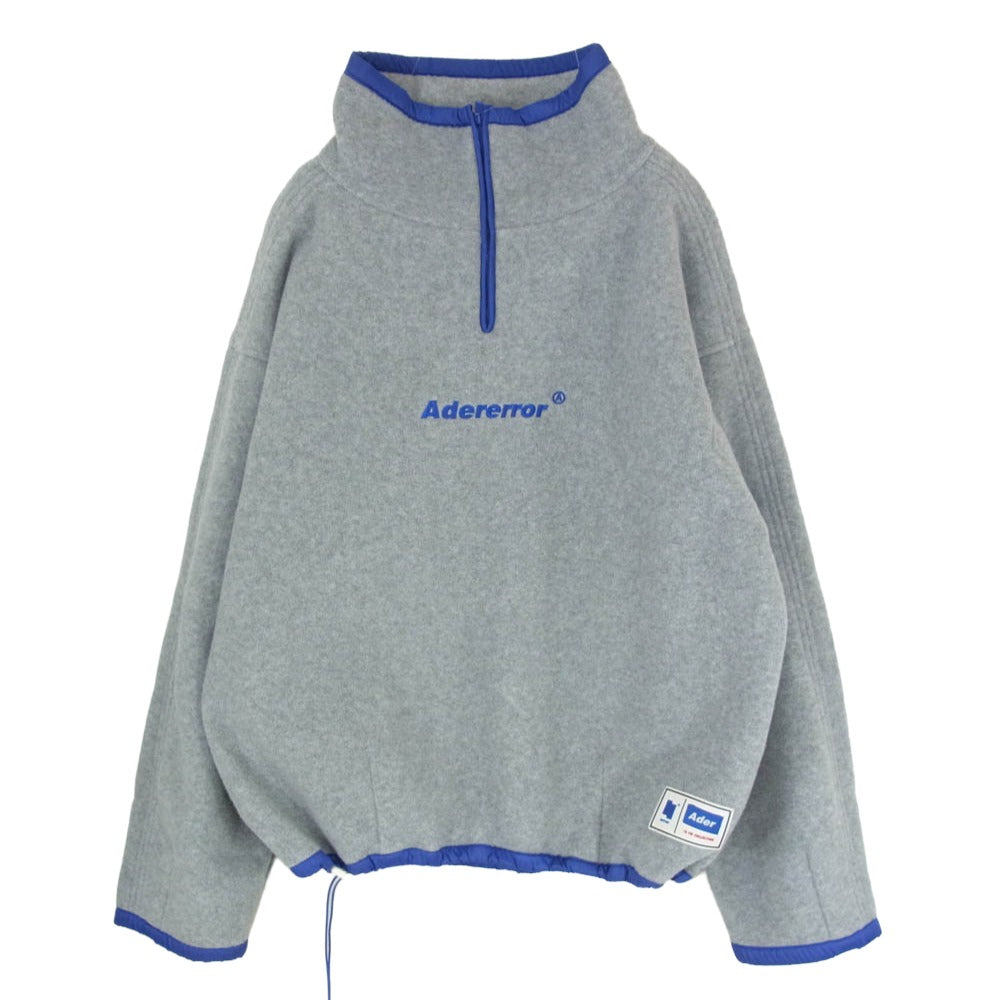 アーダーエラー 18AW ハーフジップ オ－バーサイズ フリースジャケット 