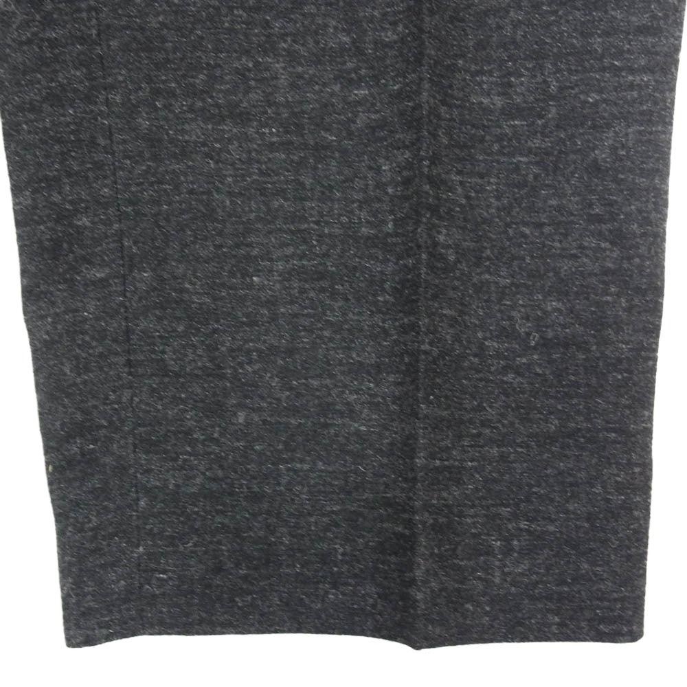 COMME des GARCONS HOMME コムデギャルソンオム AD2023 HL-P015-051 エステルウール 2タック ワイドテーパード スラックスパンツ グレー系 XS【中古】