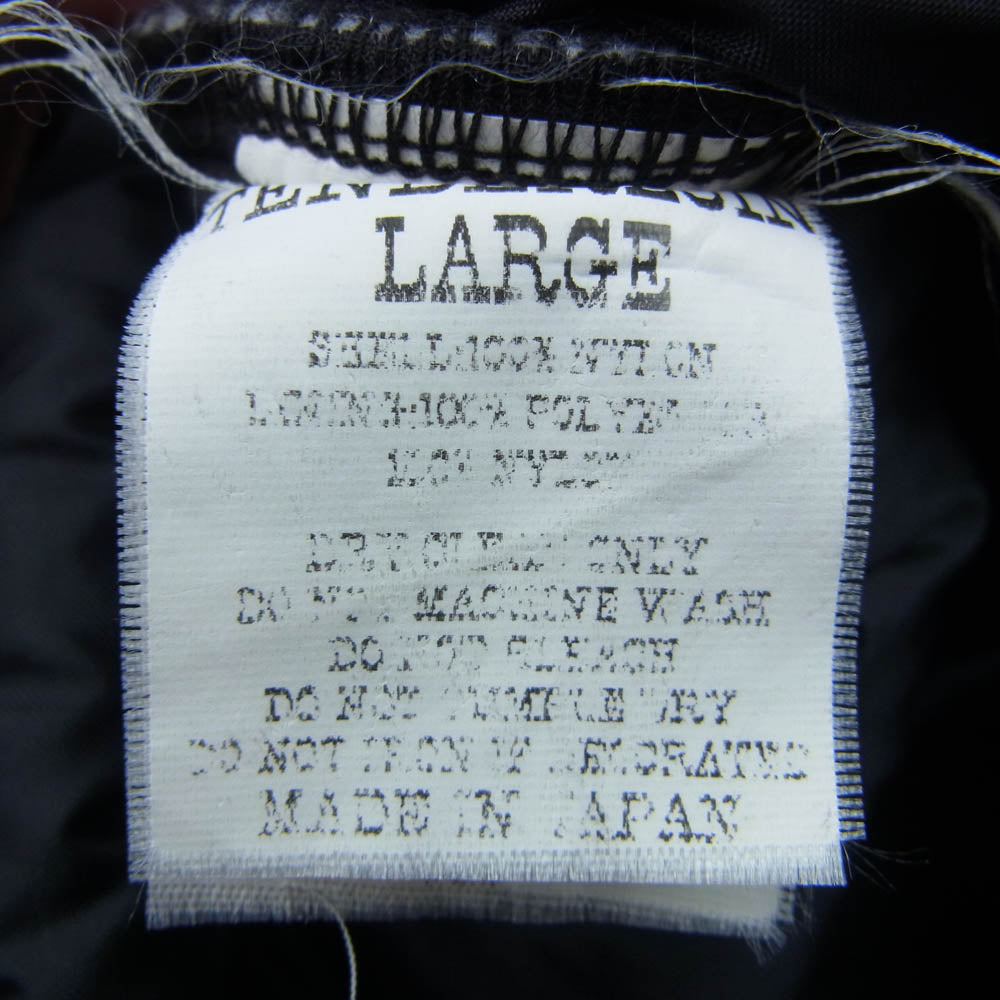 TENDERLOIN テンダーロイン T-NRA RACING JKT ロゴワッペン レーシング ジャケット ブラック系 L【中古】