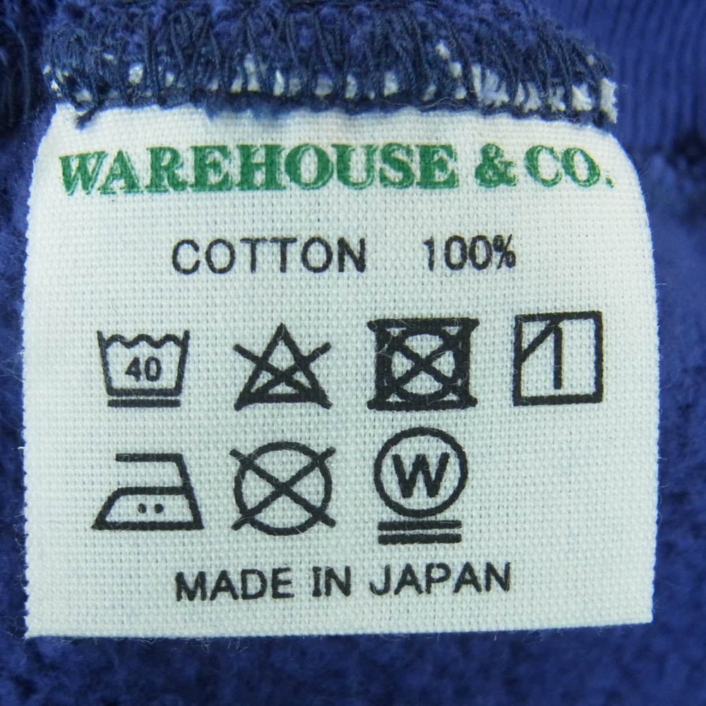 Denime ドゥニーム RAGLAN SLEEVE SWEAT ラグランスリーブ スウェット トレーナー 日本製 ブルー系 M【極上美品】【中古】